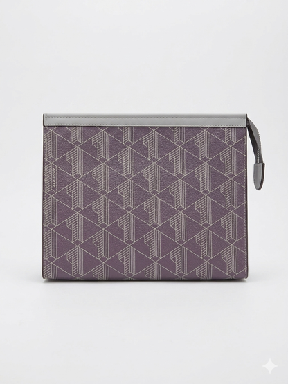 Lacoste Geometric Monogram Hand Pouch