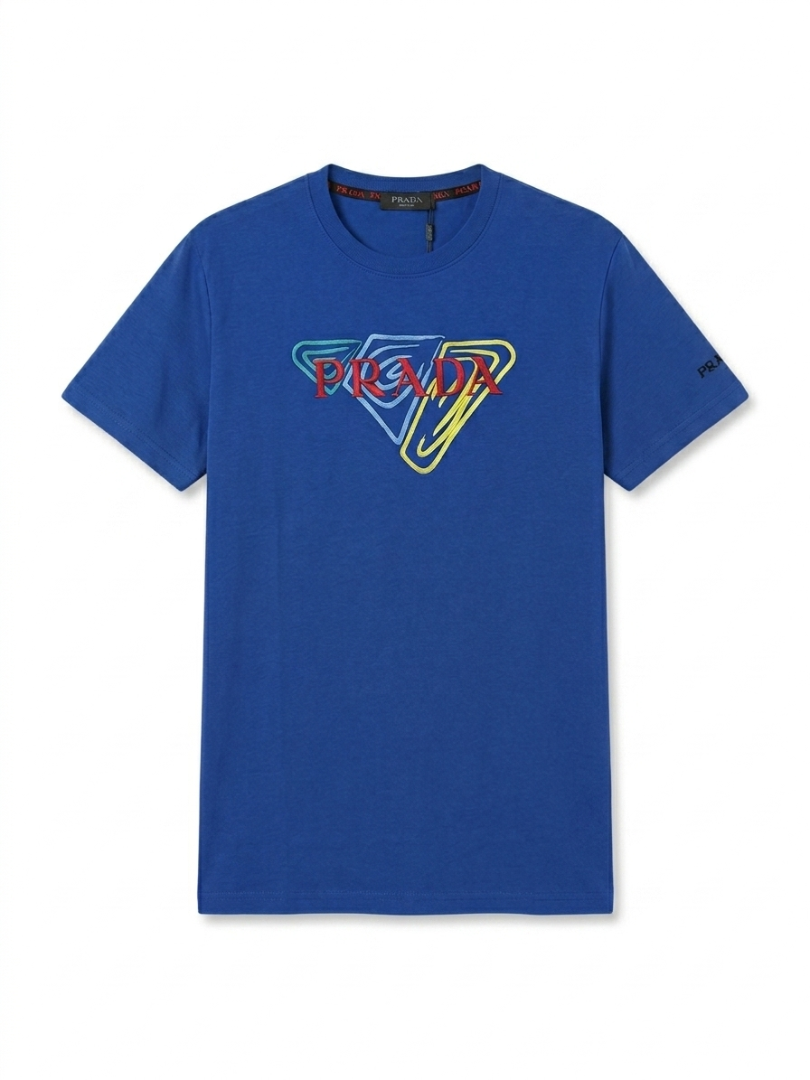 Prada T-Shirt Cotton Fabric Made in Turkey