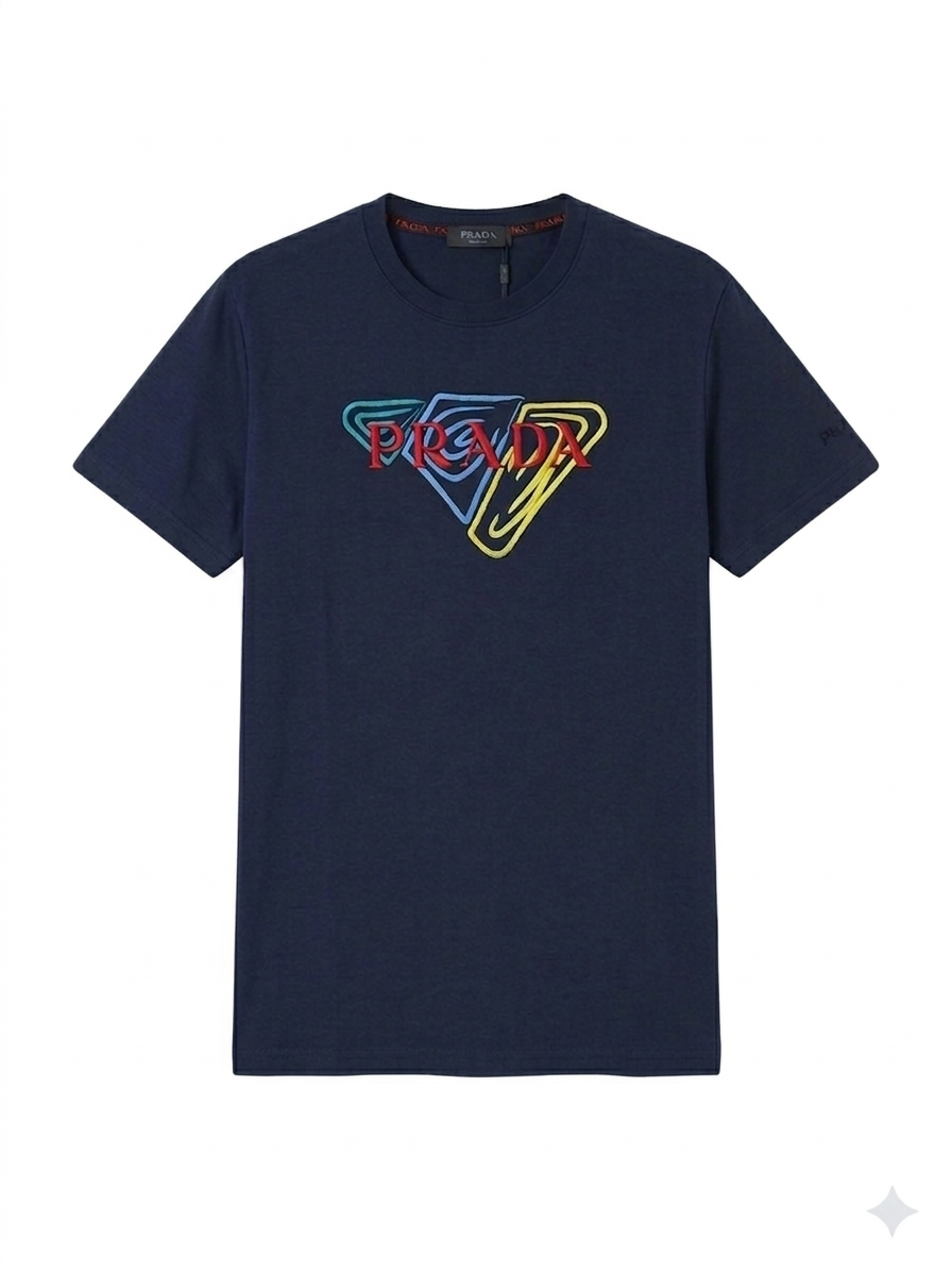 Prada T-Shirt Cotton Fabric Made in Turkey