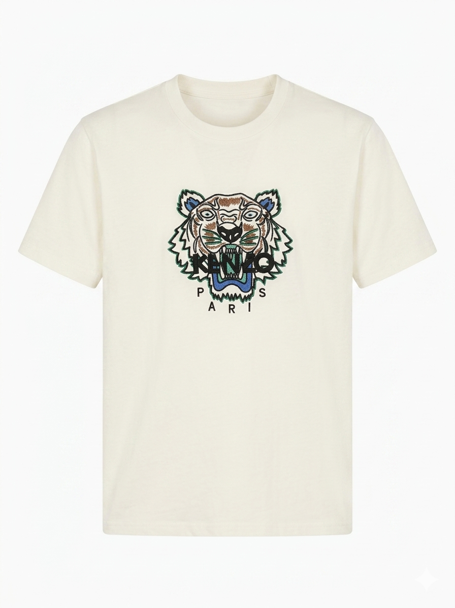 Kenzo T-Shirt Cotton Fabric Made in Turkey