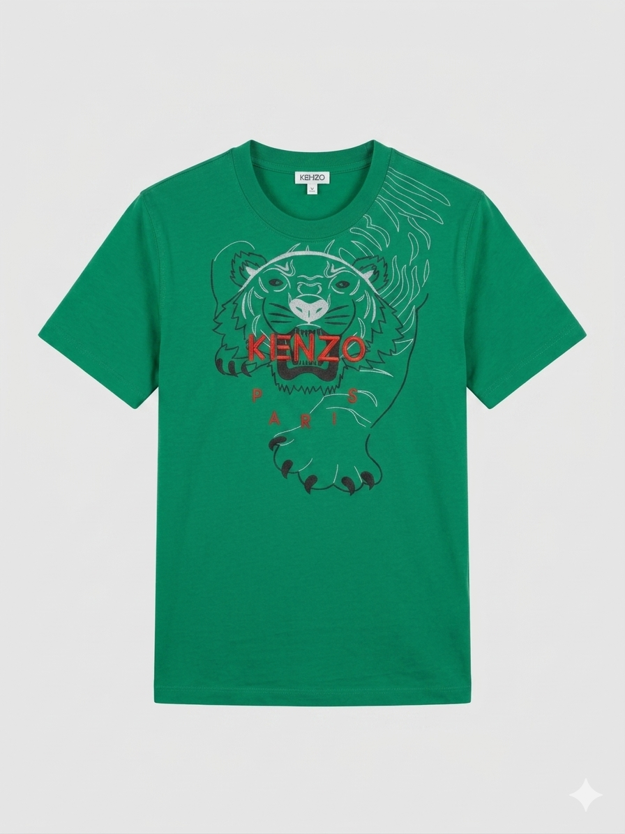 Kenzo T-Shirt Cotton Fabric Made in Turkey