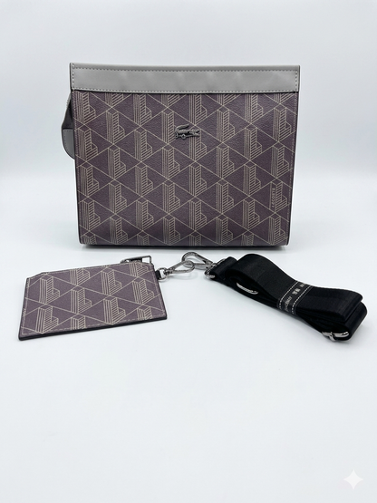Lacoste Monogram Crossbody Bag