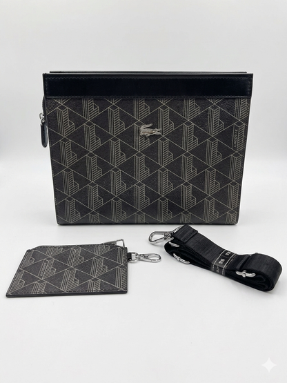 Lacoste Monogram Crossbody Bag