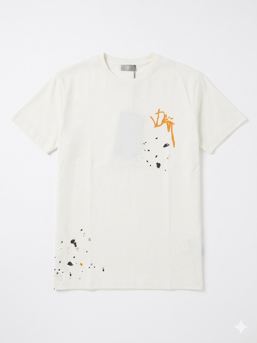 Dior T-Shirt Cotton Fabric Made in Turkey