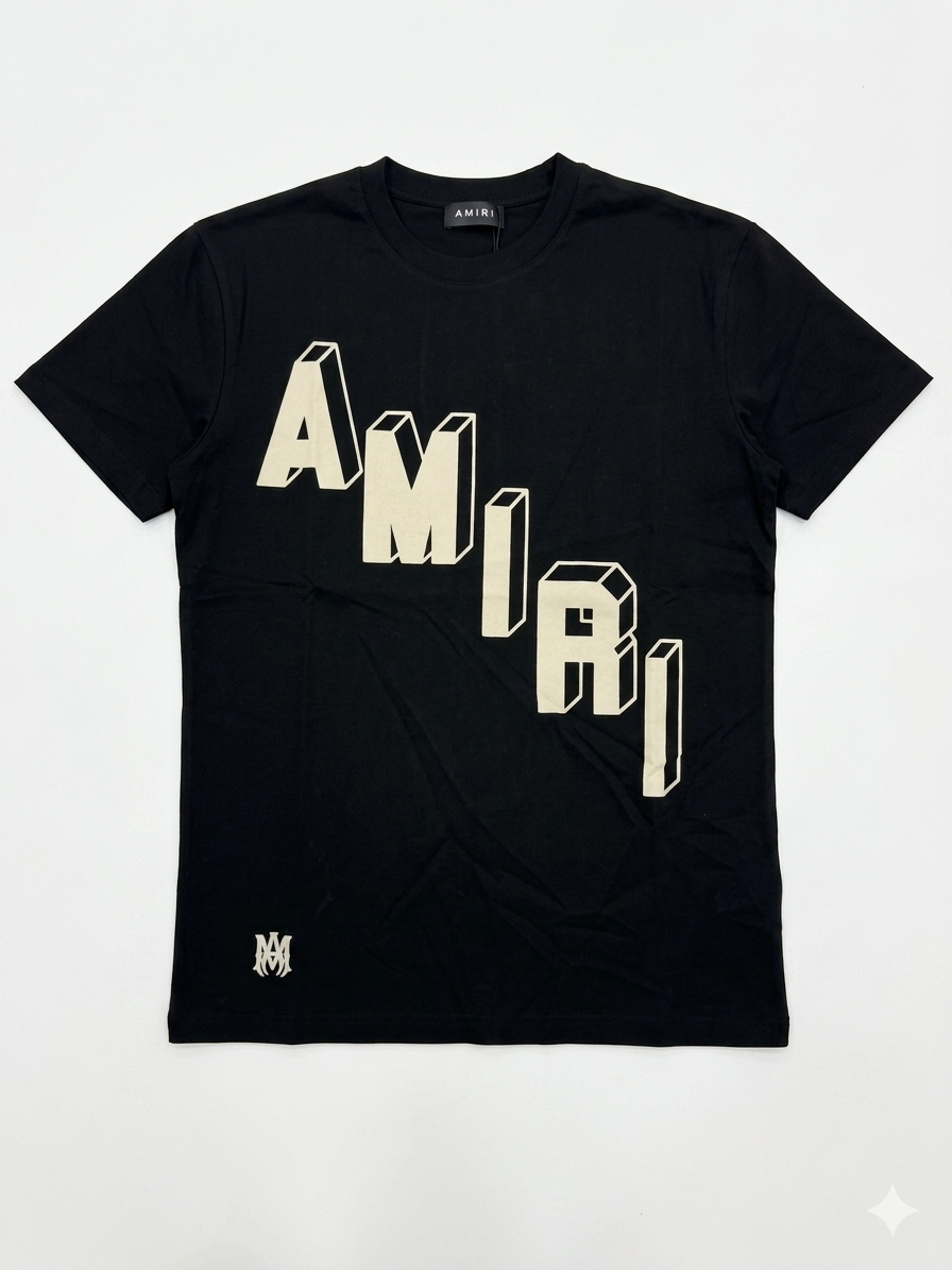 Amiri T-Shirt Cotton Fabric Made in Turkey