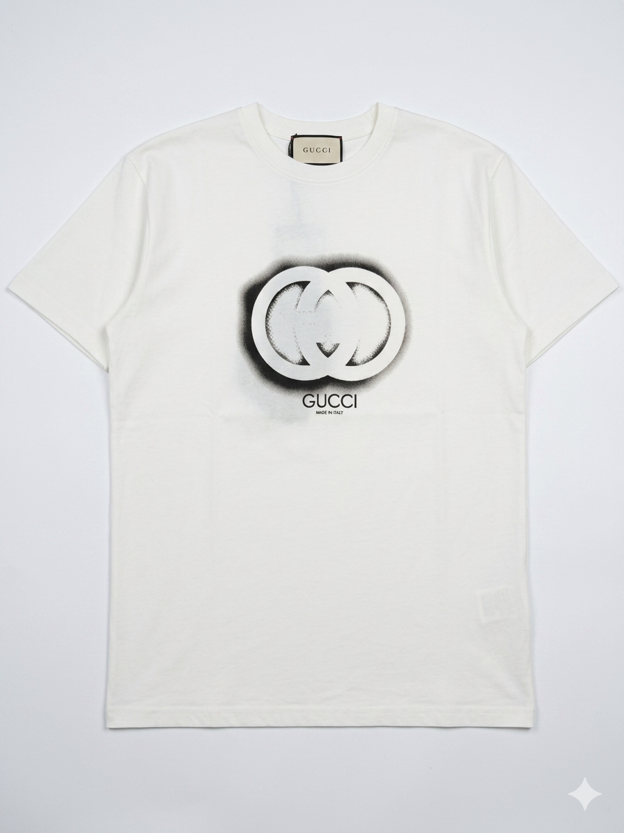 Gucci T-Shirt Cotton Fabric Made in Turkey
