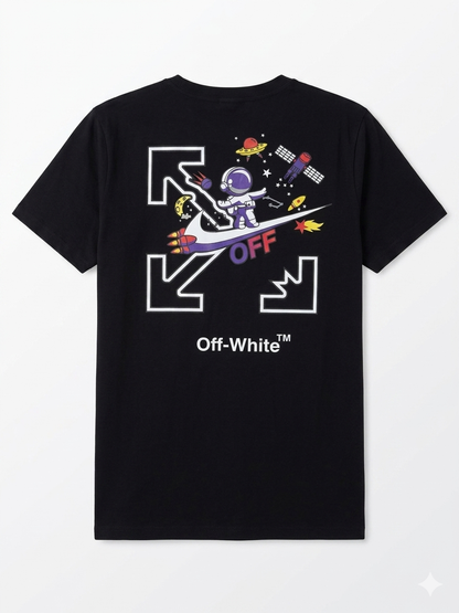 Off-White T-Shirt Cotton Fabric Made in Turkey