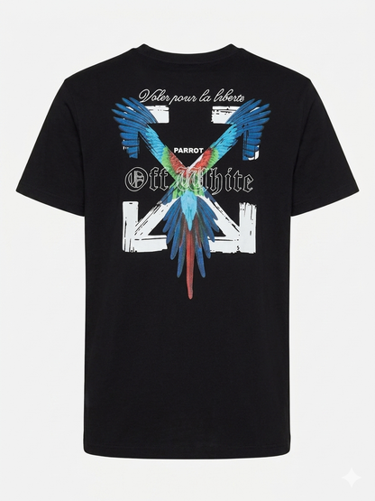 Off-White T-Shirt Cotton Fabric Made in Turkey