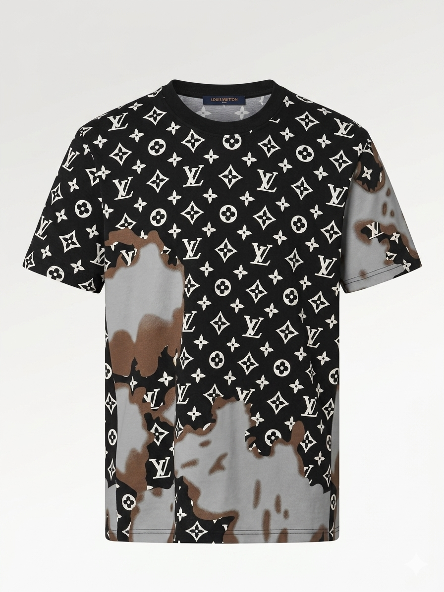 Louis Vuitton  T-Shirt Cotton Fabric Made in Turkey