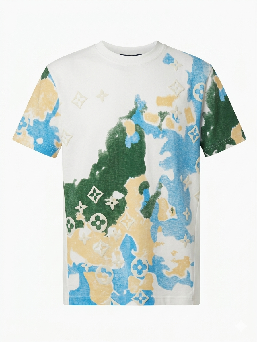 Louis Vuitton  T-Shirt Cotton Fabric Made in Turkey