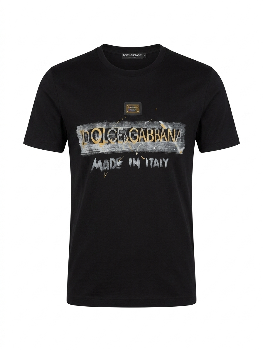 Dolce & Gabbana T-Shirt Cotton Fabric Made in Turkey
