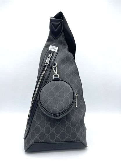 Gucci GG Supreme Sling Bag with Detachable Pouch