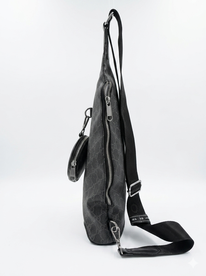 Gucci GG Supreme Sling Bag with Detachable Pouch