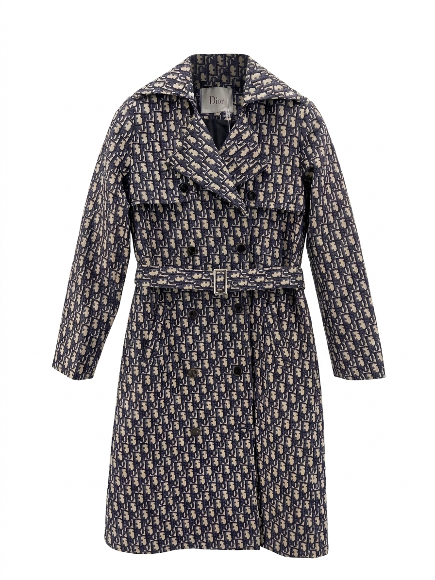 Christian Dior Oblique Belted Trench Coat / Jacket