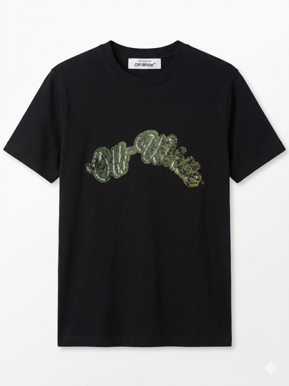 Off-White  T-Shirt Cotton Fabric Made in Turkey