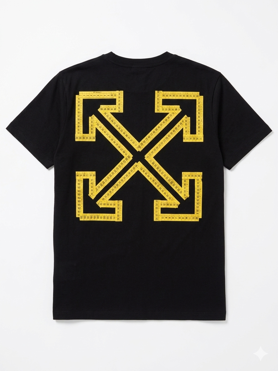Off-White  T-Shirt Cotton Fabric Made in Turkey