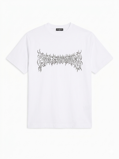 Balenciaga  T-Shirt Cotton Fabric Made in Turkey