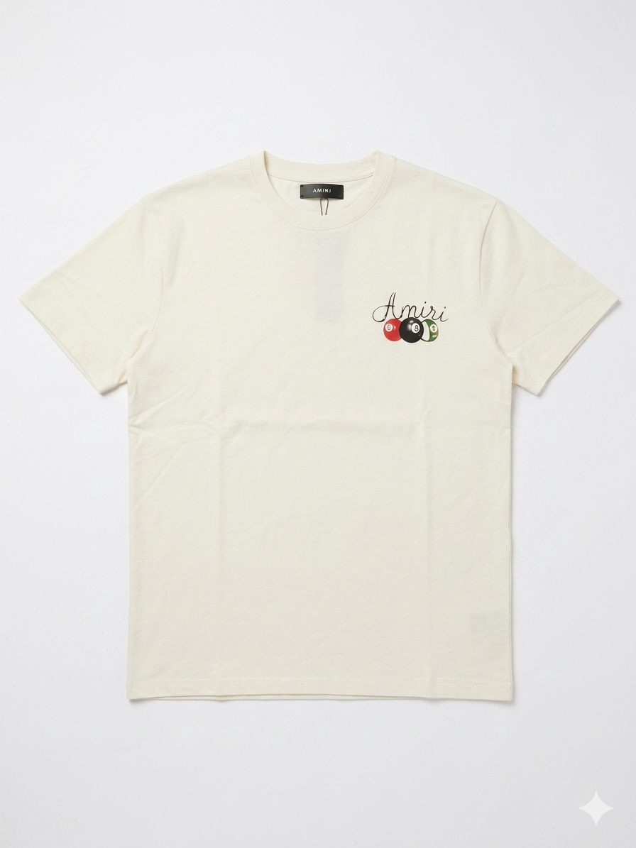 Amiri  T-Shirt Cotton Fabric Made in Turkey
