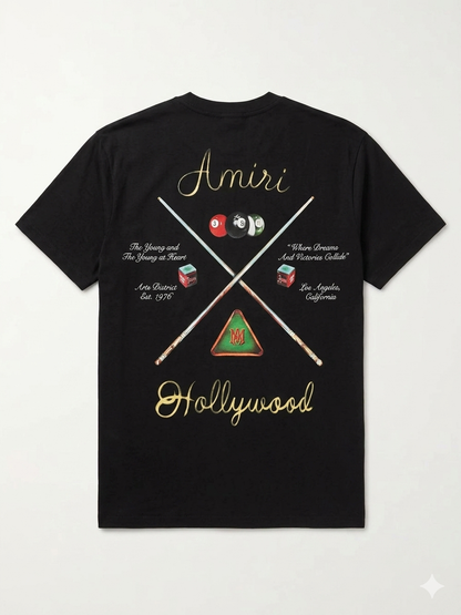 Amiri  T-Shirt Cotton Fabric Made in Turkey