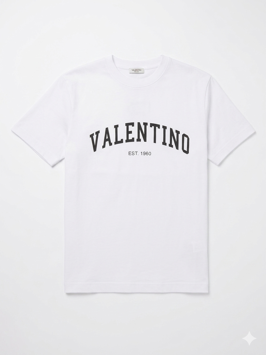 Valentino  T-Shirt Cotton Fabric Made in Turkey