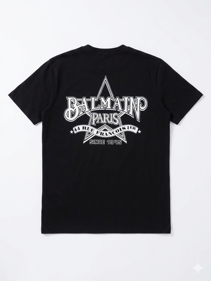 Balmain  T-Shirt Cotton Fabric Made in Turkey