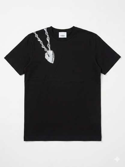Burberry  T-Shirt Cotton Fabric Made in Turkey