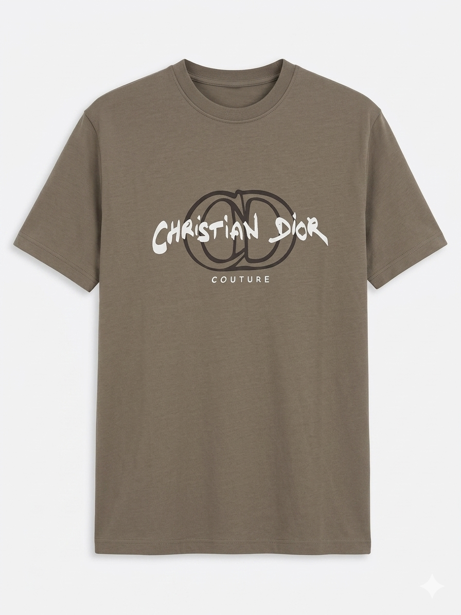 Dior  T-Shirt Cotton Fabric Made in Turkey