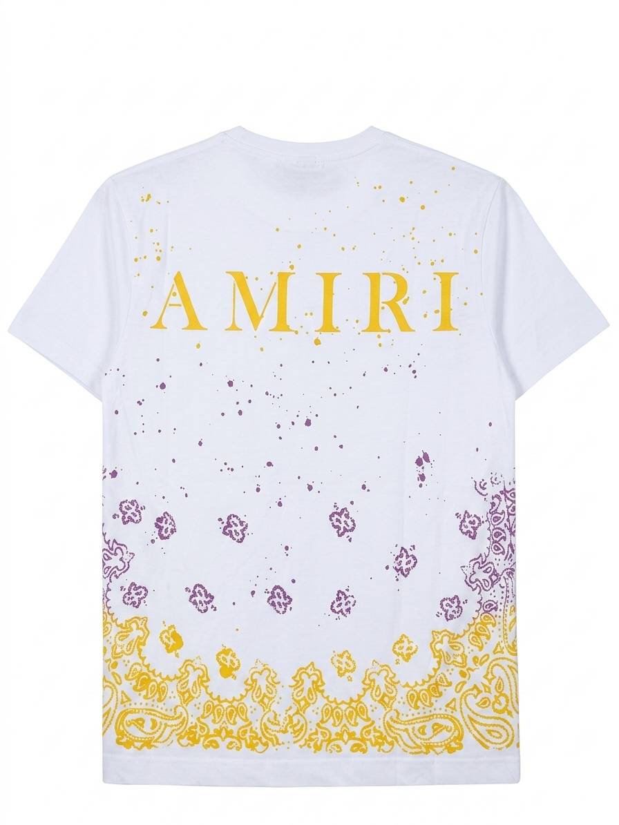 Amiri  T-Shirt Cotton Fabric Made in Turkey
