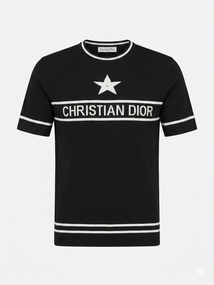 Christian Dior  Knitted Fabric Made in Turkey