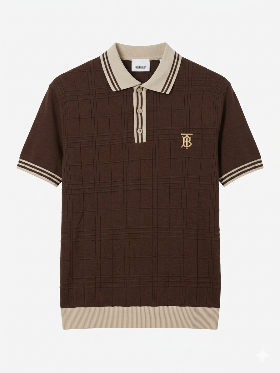 Burberry  Knitted Fabric Made in Turkey