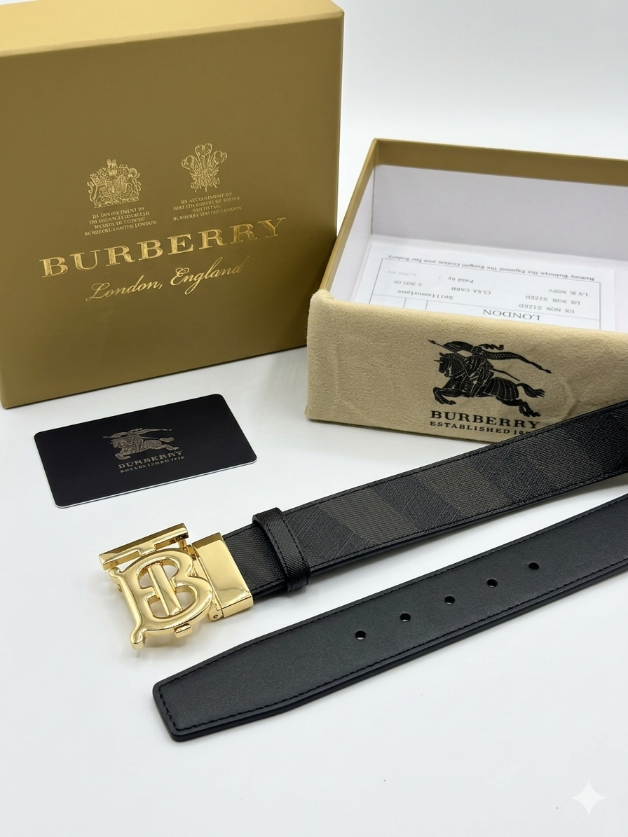 Burberry Logo Belt 1:1 Grade Quality