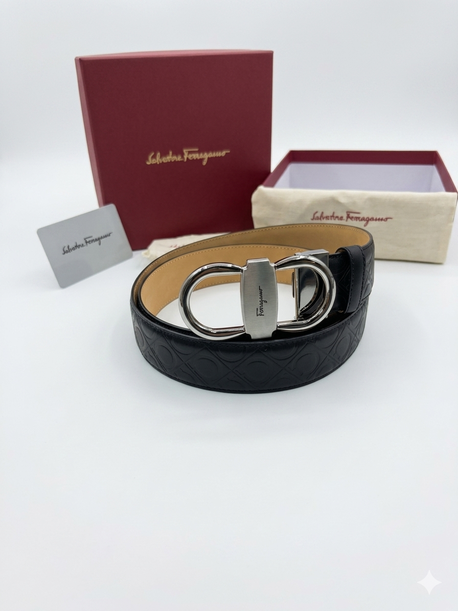Ferragamo Logo Belt 1:1 Grade Quality