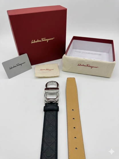 Ferragamo Logo Belt 1:1 Grade Quality