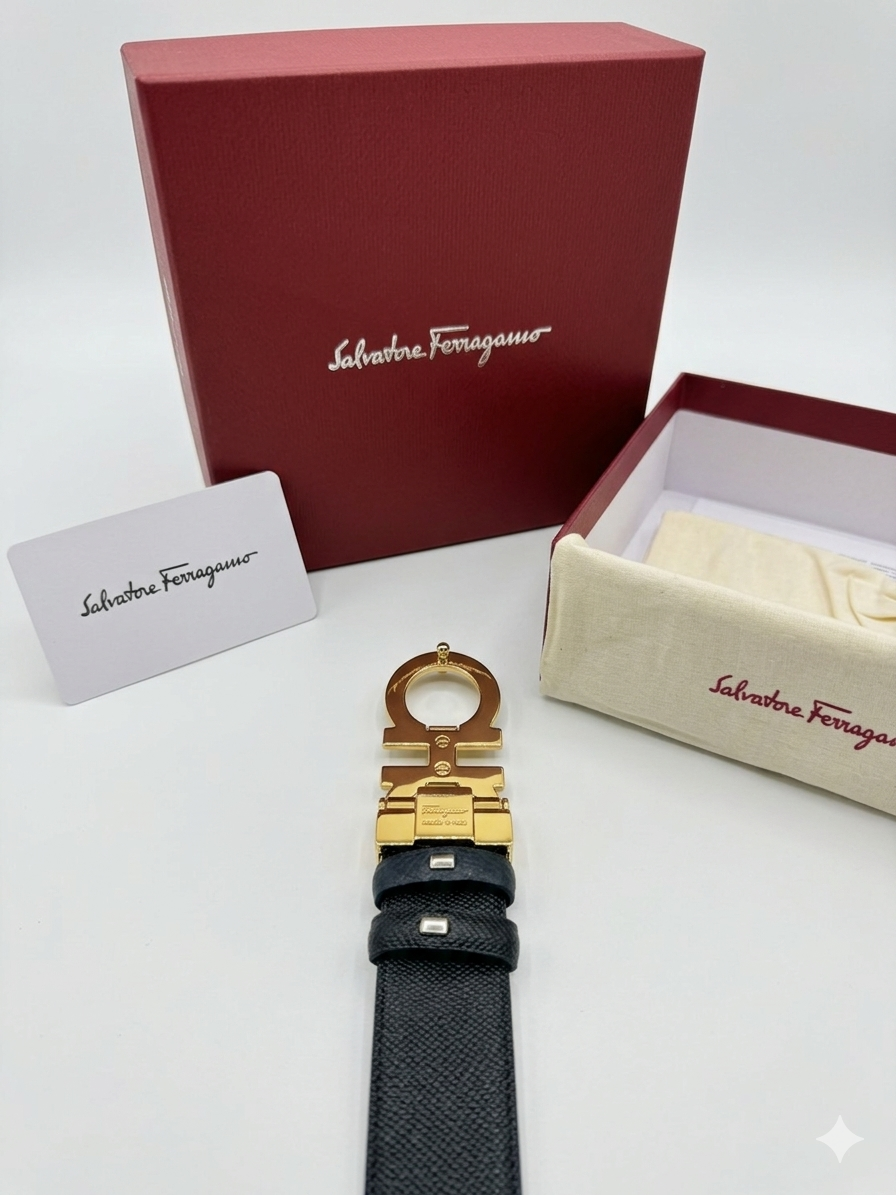 Ferragamo Logo Belt 1:1 Grade Quality
