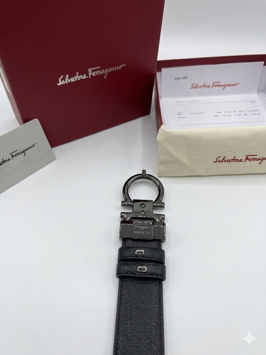 Ferragamo Logo Belt 1:1 Grade Quality