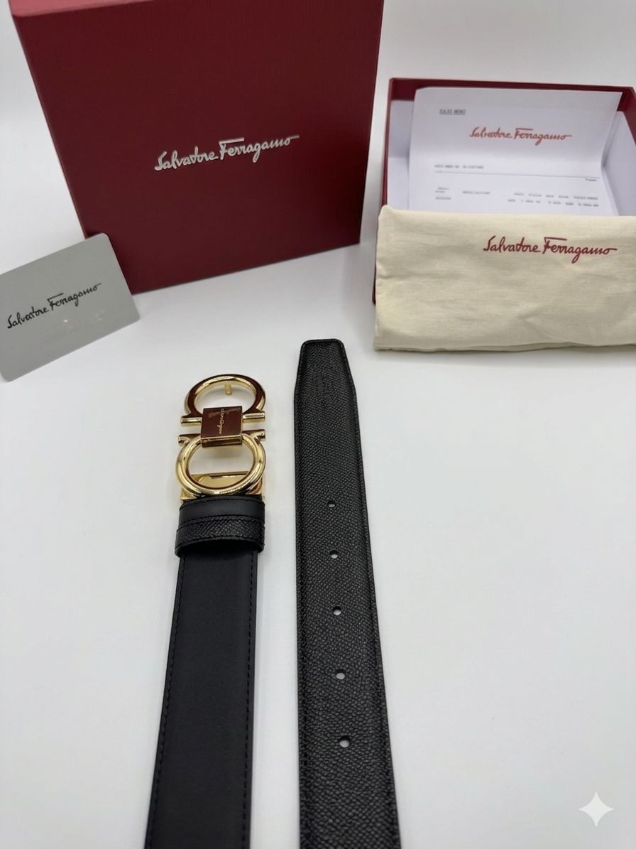 Ferragamo Logo Belt 1:1 Grade Quality