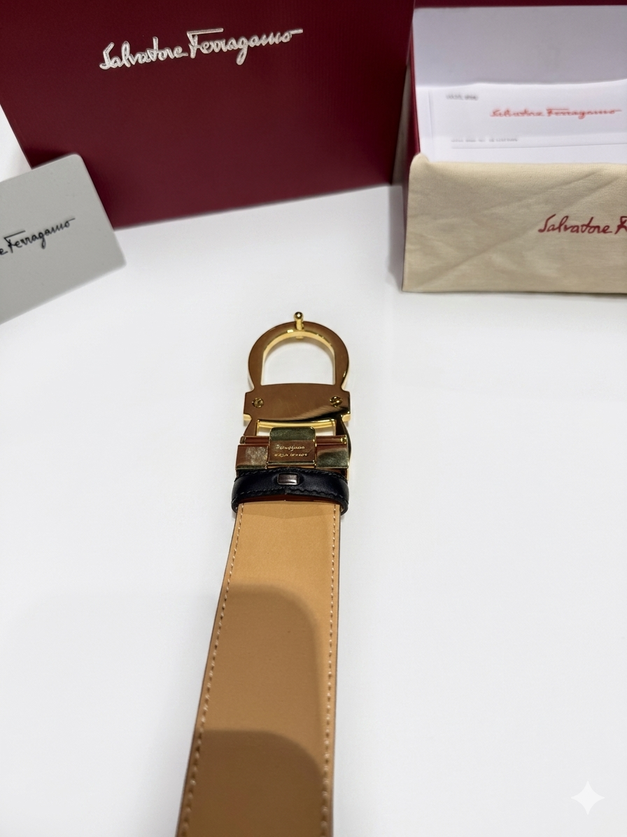 Ferragamo Logo Belt 1:1 Grade Quality