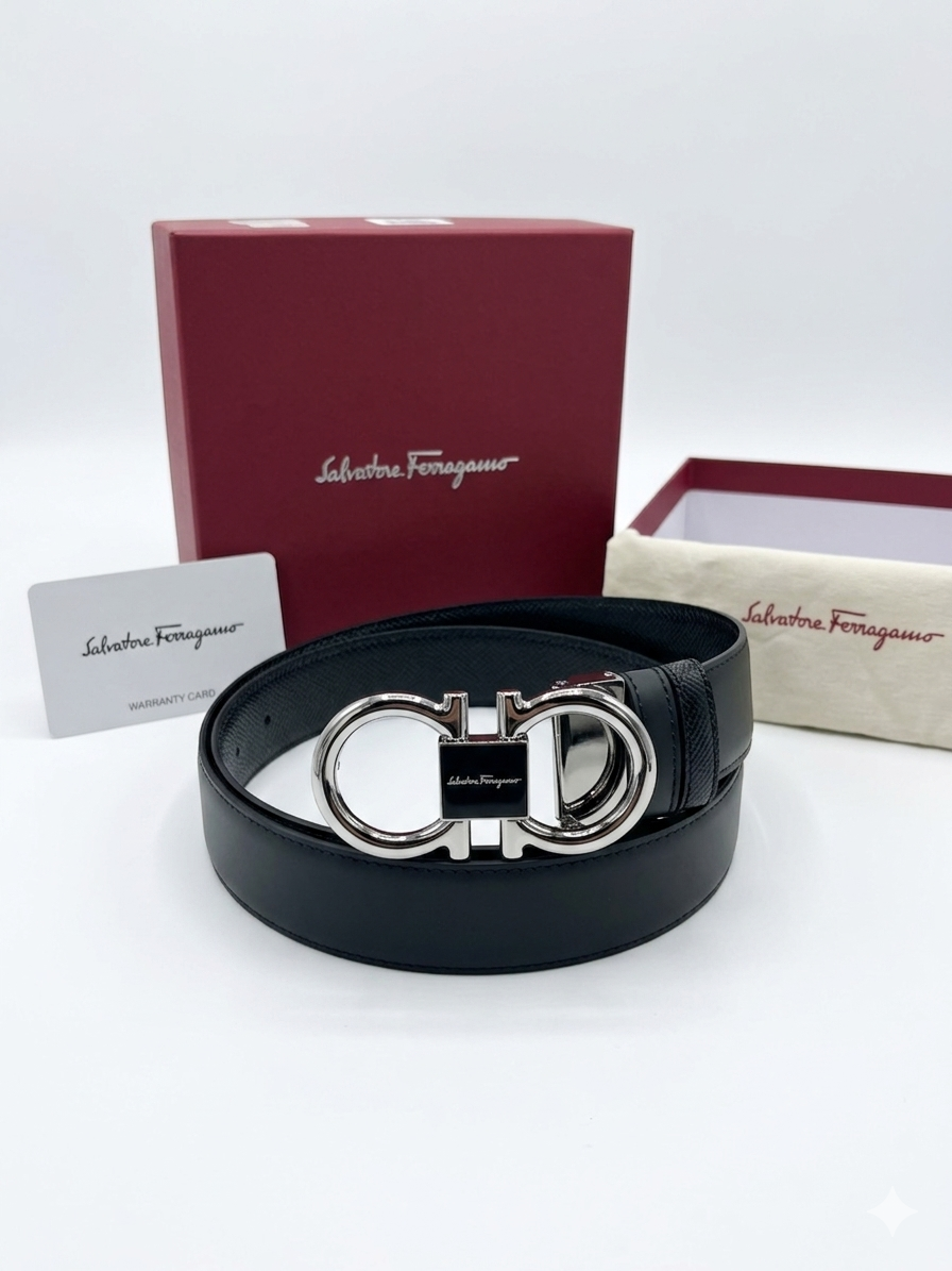 Ferragamo Logo Belt 1:1 Grade Quality
