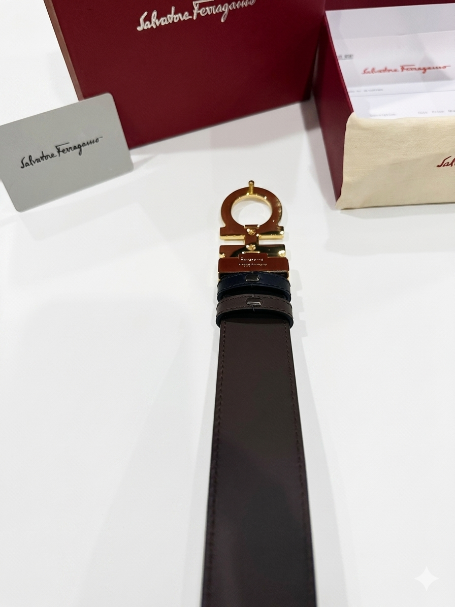 Ferragamo Logo Belt 1:1 Grade Quality