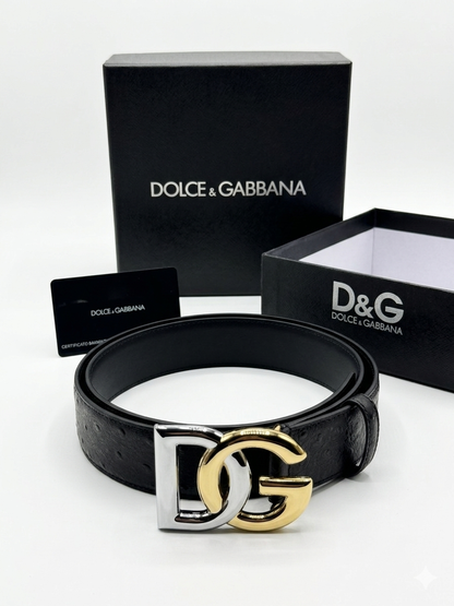 Dolce & Gabbana Mixed-Metal DG Logo
