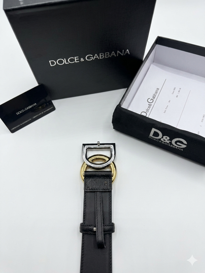 Dolce & Gabbana Mixed-Metal DG Logo