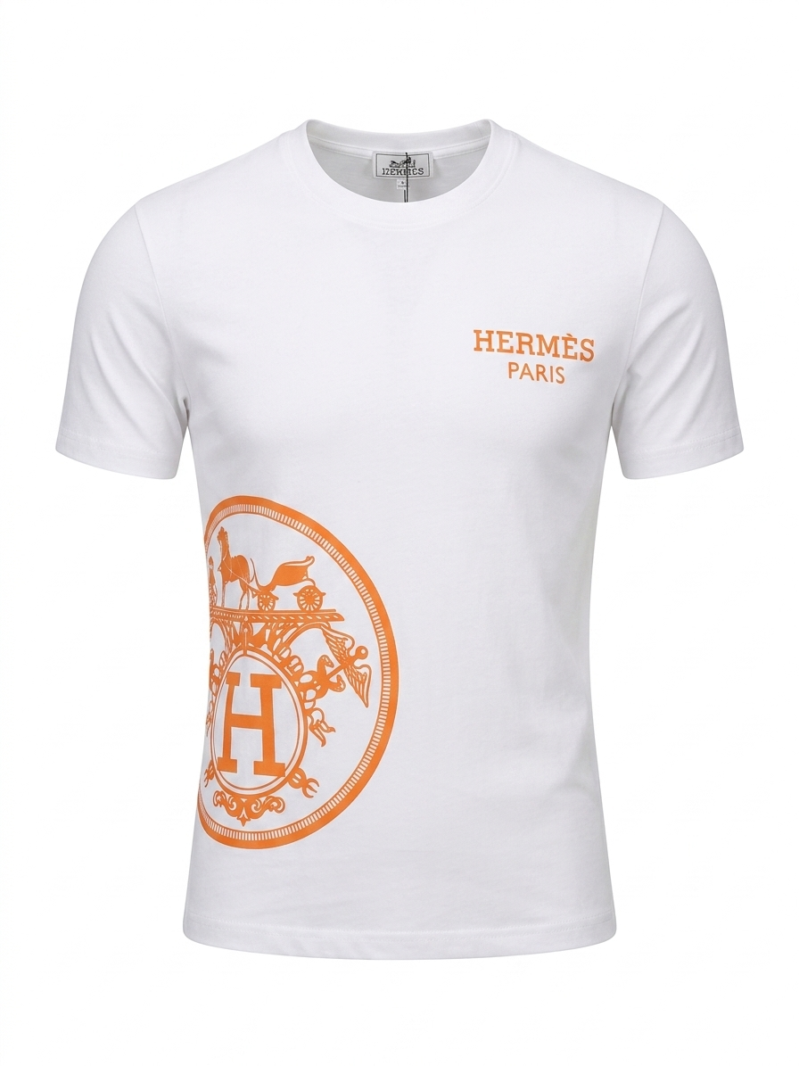 Hermès T-Shirt Cotton Fabric Made in Turkey