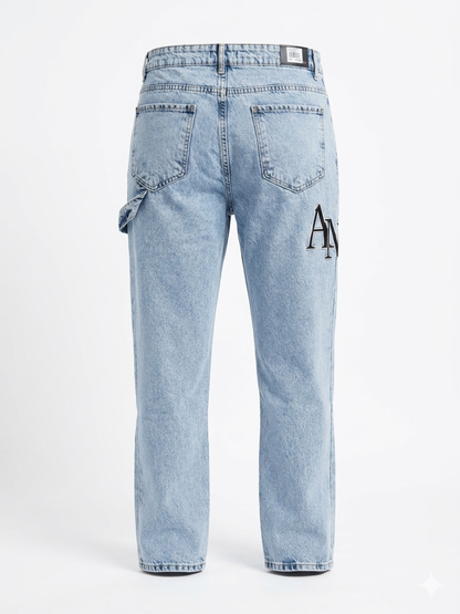 Amiri Logo Graphic Utility Denim Jeans
