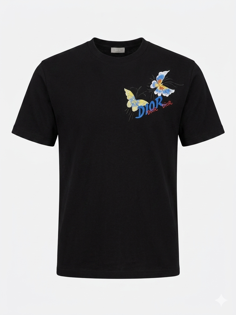 Dior T-Shirt Cotton Fabric Made in Turkey