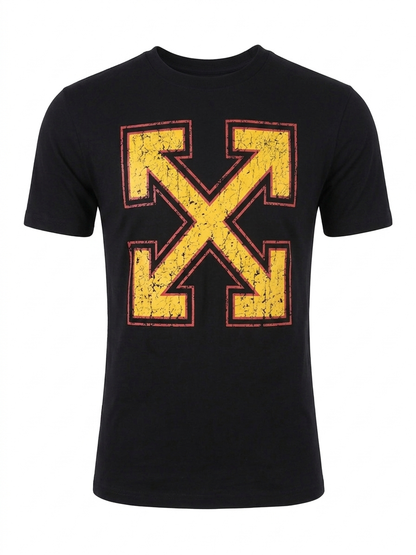 Off-White T-Shirt Cotton Fabric Made in Turkey