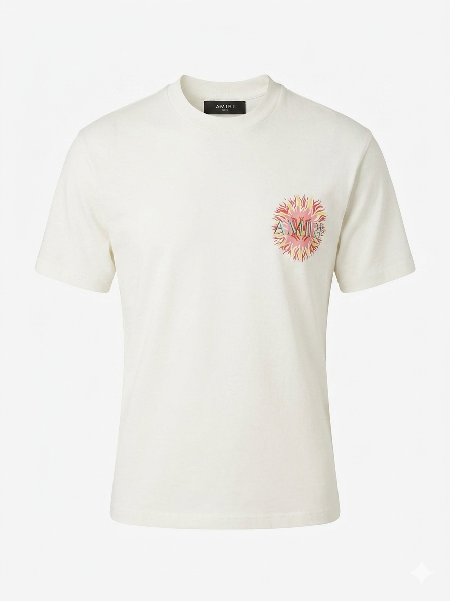 Amiri T-Shirt Cotton Fabric Made in Turkey