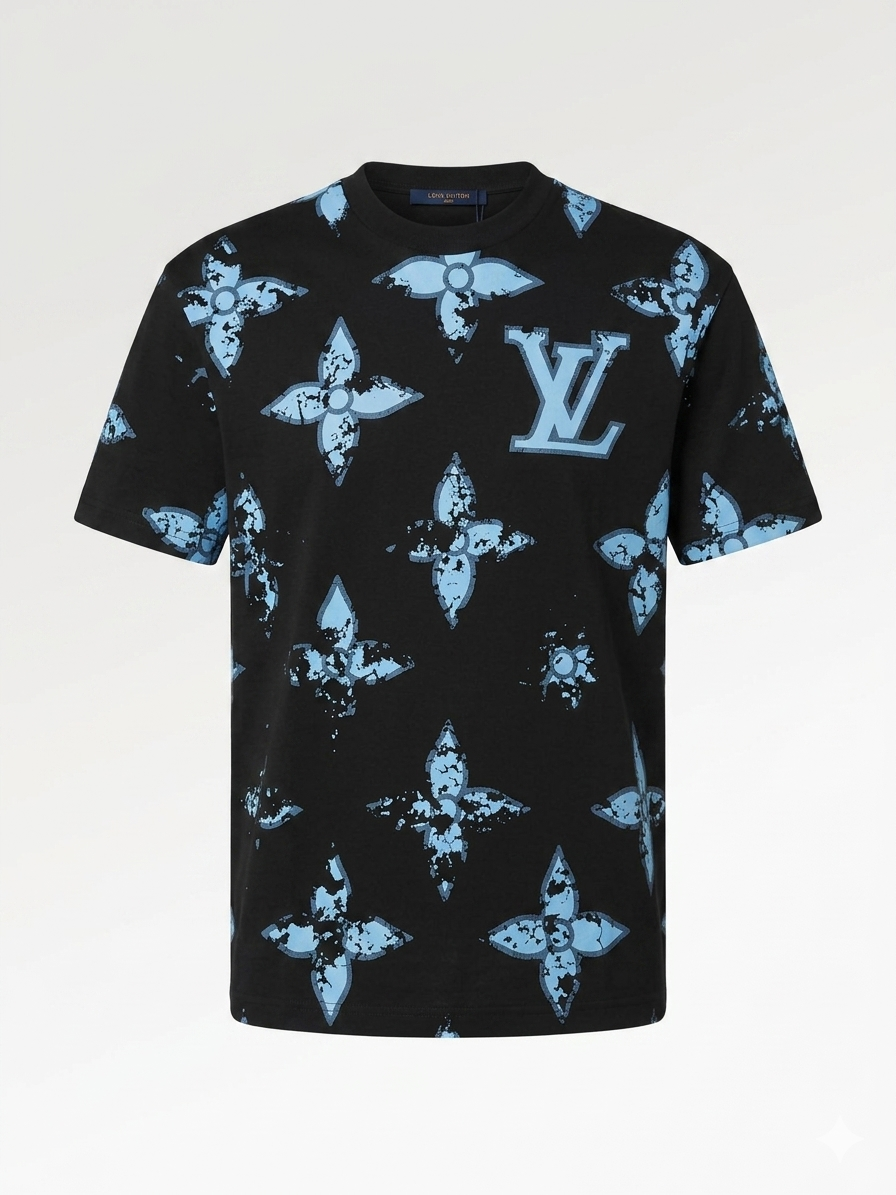 Louis Vuitton T-Shirt Cotton Fabric Made in Turkey