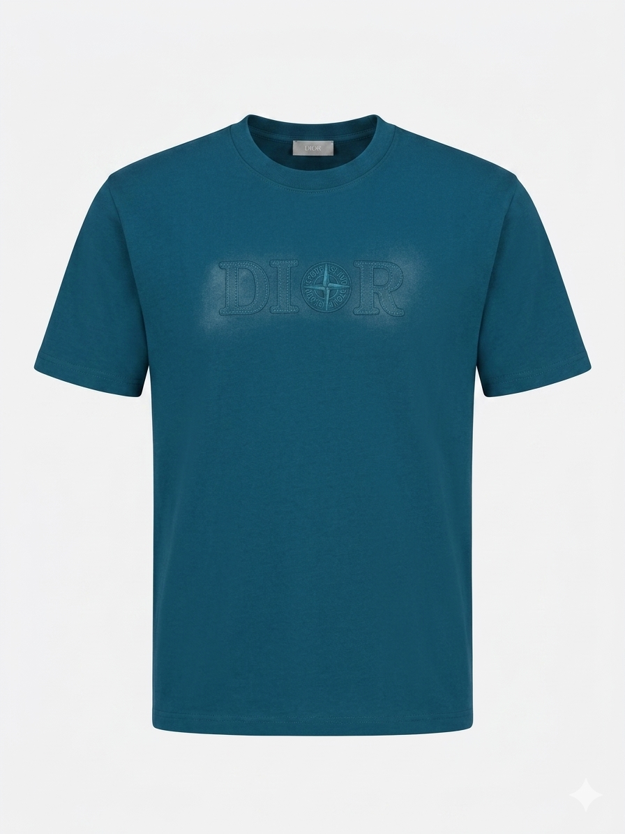 DIOR T-Shirt Cotton Fabric Made in Turkey