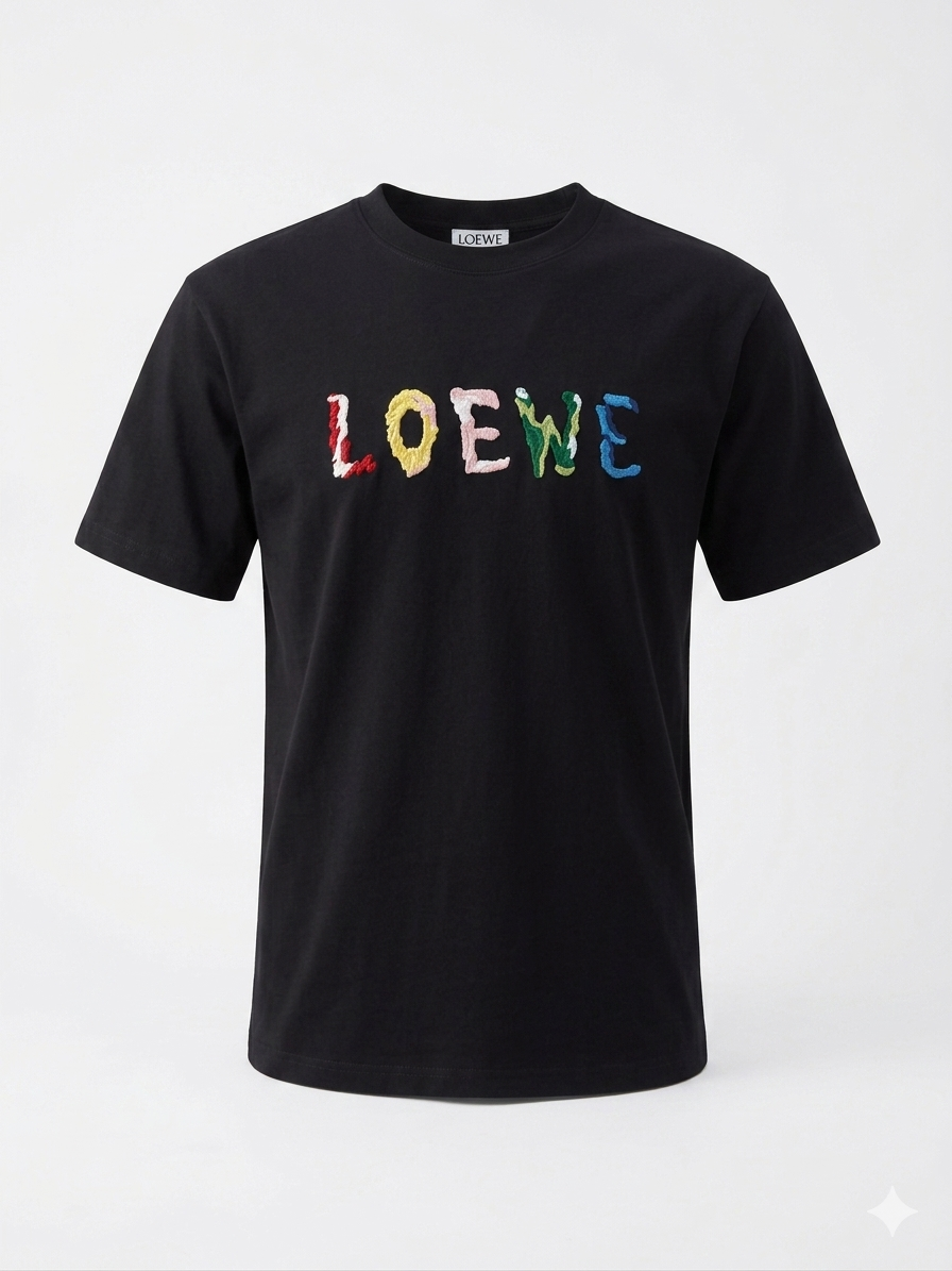 LOEWE T-Shirt Cotton Fabric Made in Turkey