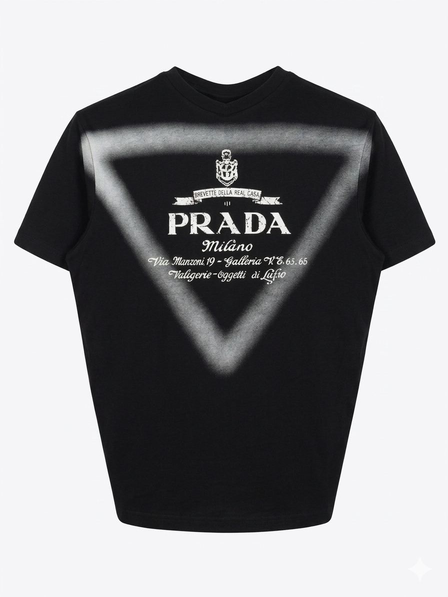 PRADA T-Shirt Cotton Fabric Made in Turkey